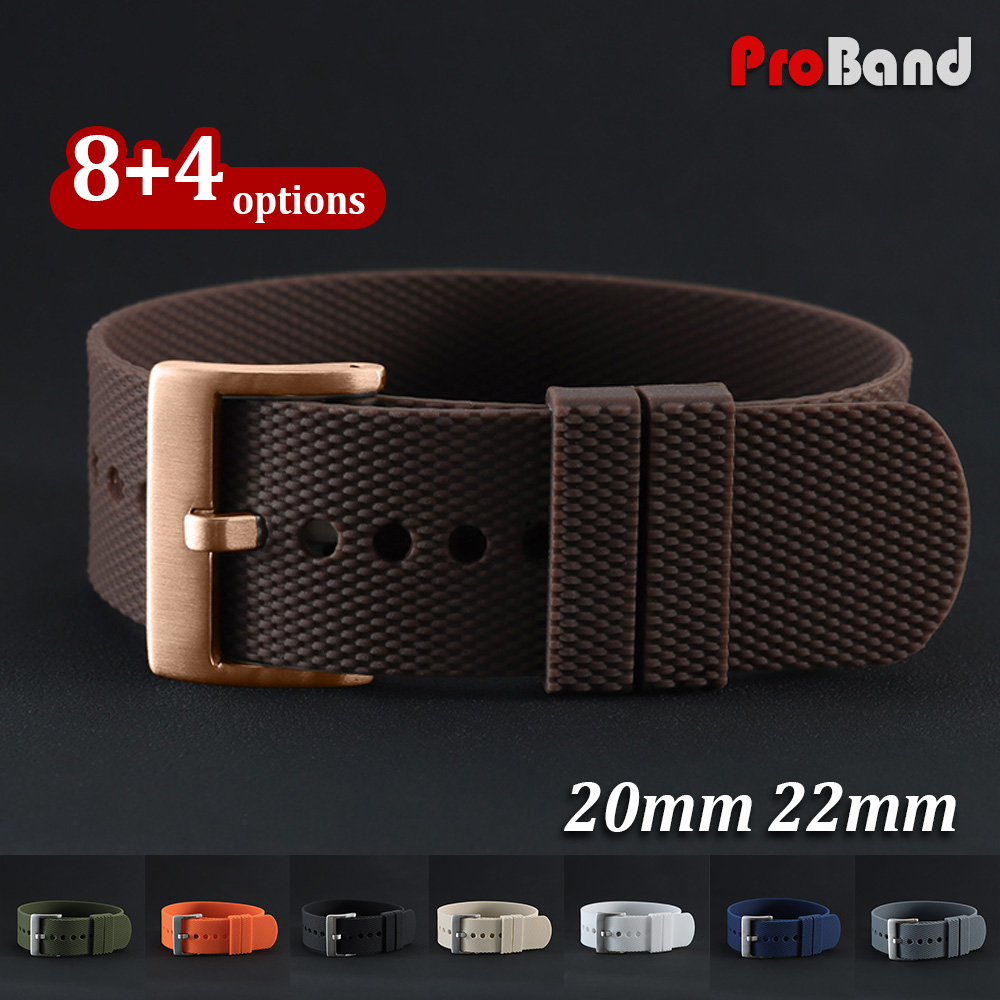 Nato Strap Nylon - Cinturini Sportivi in Silicone Monoblocco 20mm