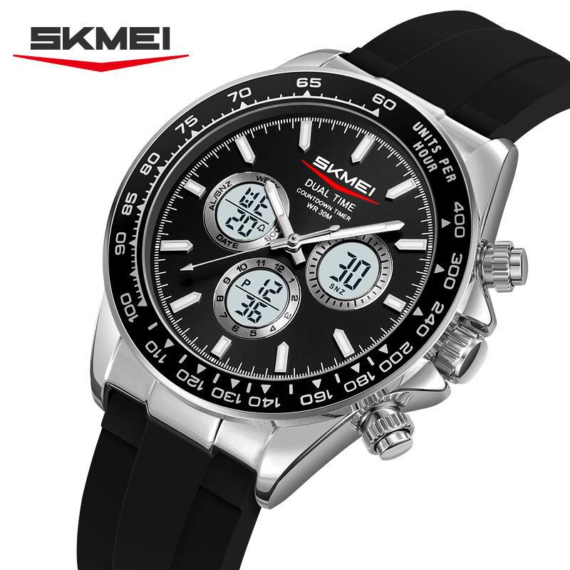 Suede Strap Watch - SKMEI 2505 Orologio da uomo d'affari