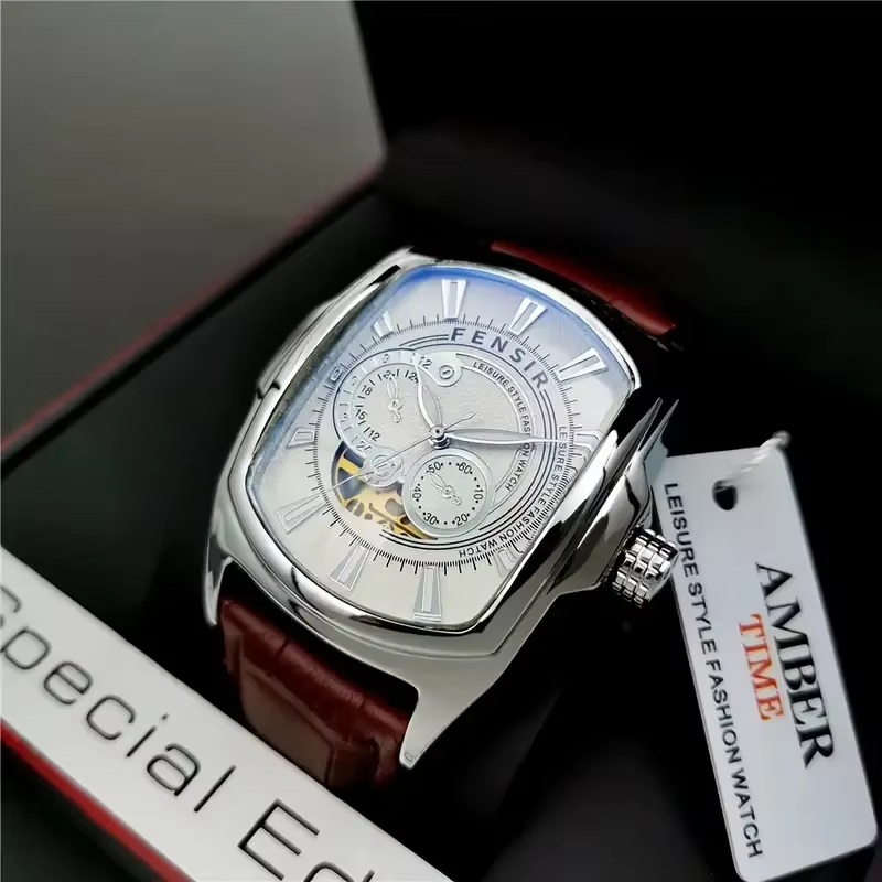 Omega Watch Constellation - Orologio da uomo in stile punk,