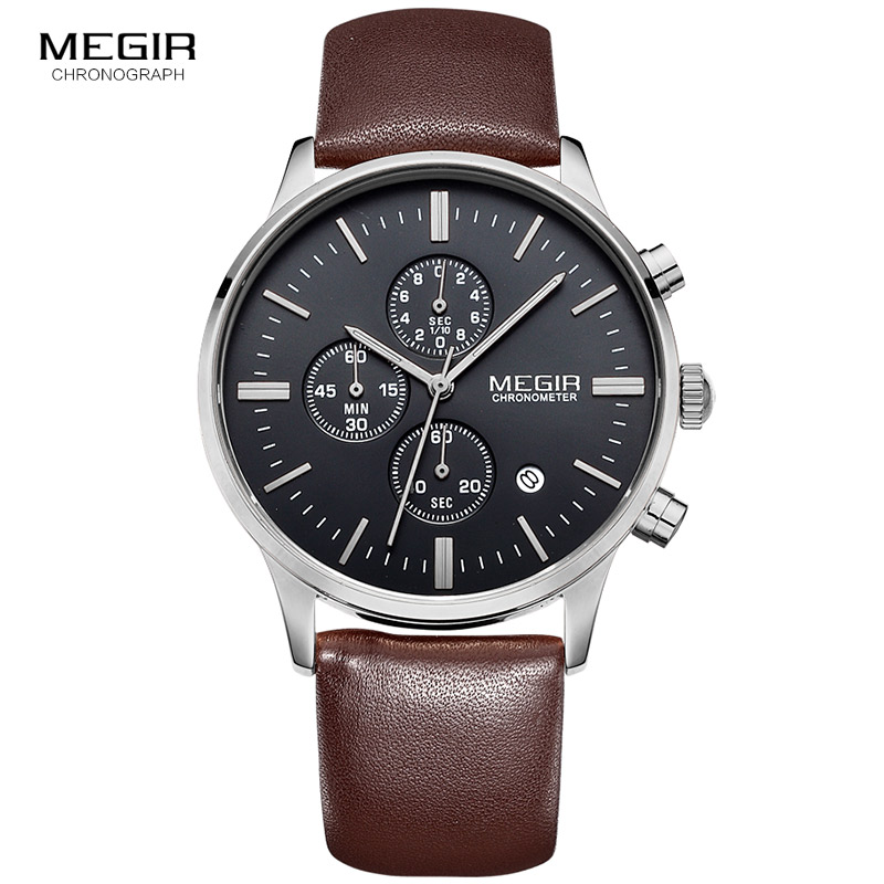 Megir orologi al quarzo da uom - Suede Strap Watch recensione e prezzo