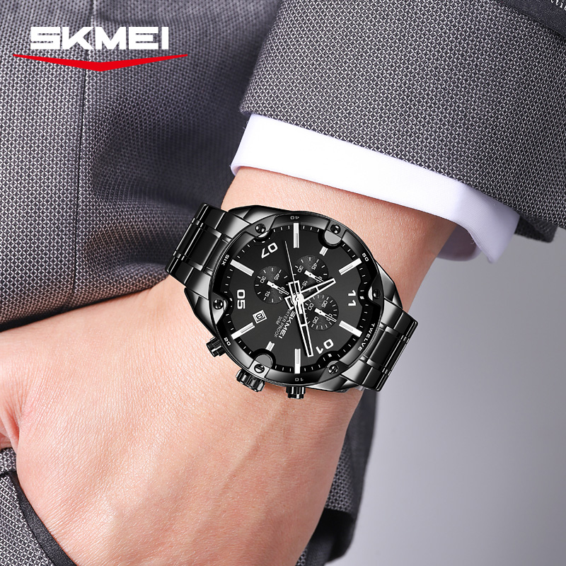 SKMEI 9387 Orologio da uomo al - Suede Strap Watch recensione e prezzo