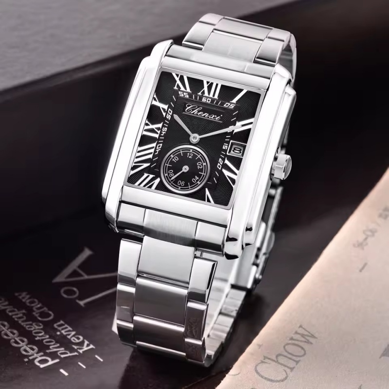 CHENXI 8216 Orologi al Quarzo  - Cartier Watch Tank recensione e prezzo