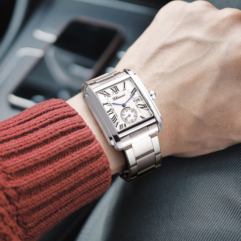 CHENXI 8216 Orologi al Quarzo  - Cartier Watch Tank recensione e prezzo