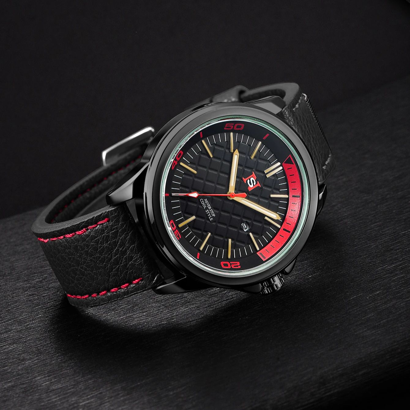 NS Orologio da uomo semplice e - Suede Strap Watch recensione e prezzo